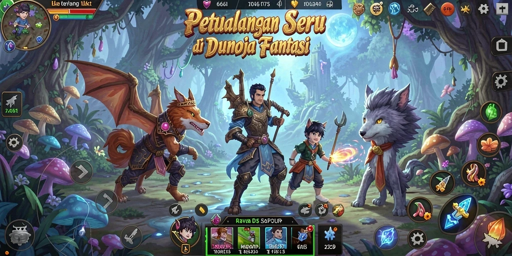 Tampilan gameplay <strong>666I</strong> yang menampilkan petualangan seru dan grafis memukau.