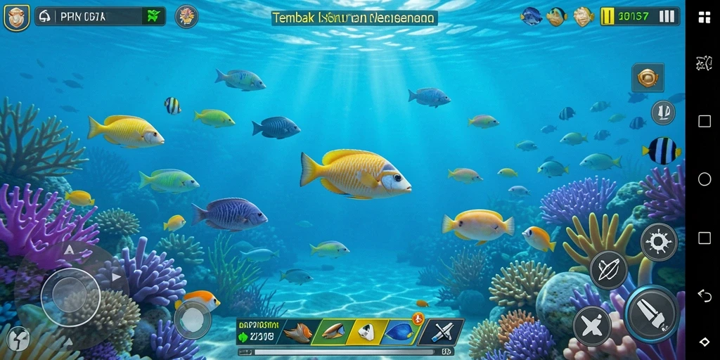 Tampilan gameplay Tembak Ikan yang menarik dan aksi cepat.