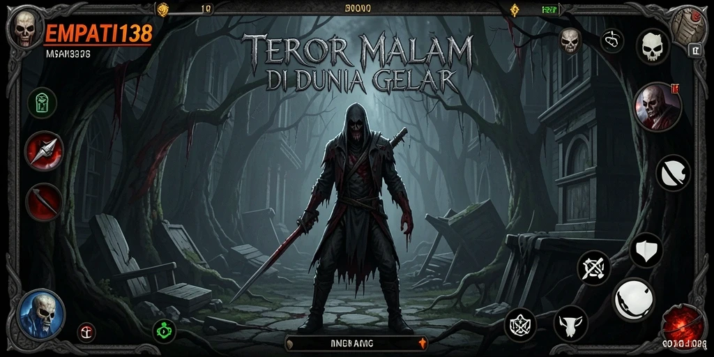 Tampilan gameplay yang mencekam saat menjelajahi lokasi angker.