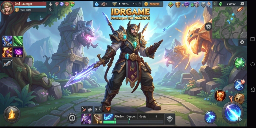 Tangkapan layar IDRGAME menunjukkan aksi petualangan MMORPG yang mendebarkan.