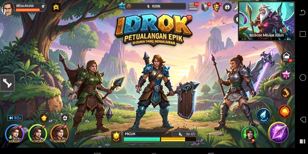 Screenshot menampilkan momen mendebarkan dalam permainan petualangan.