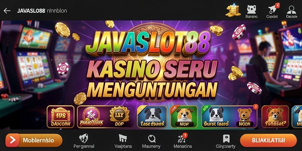 Screenshot gameplay <strong>JAVASLOT88</strong> menunjukkan suasana Kasino yang menegangkan dan menghibur.