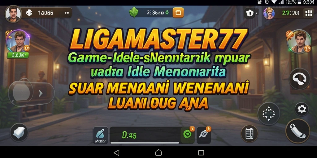 Tampilan dinamis gameplay LIGAMASTER77 yang mengasyikkan.