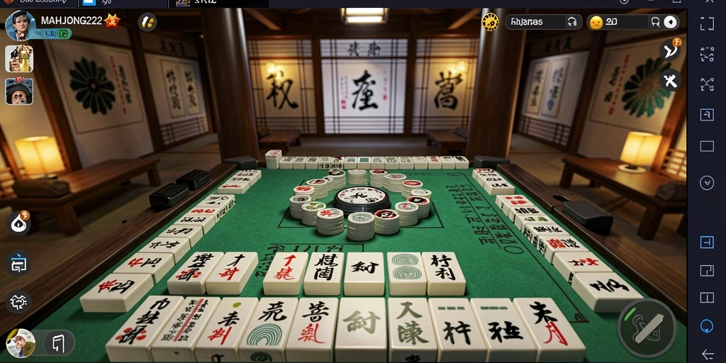 Tampilan gameplay menarik dari MAHJONG222 yang mengasyikkan.