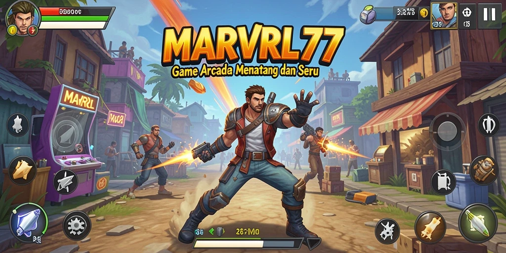 Tangkapan layar gameplay MARVRL77 yang menampilkan tantangan seru dan grafik menawan.