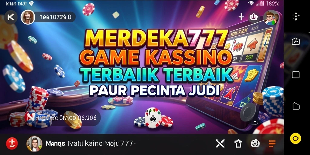 Tangkapan layar permainan Kasino MERDEKA777 menampilkan keseruan permainan.