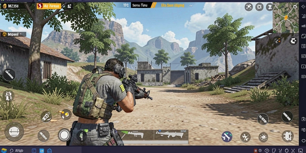 Tampilan gameplay MZ356 yang penuh aksi dan strategi TPS.