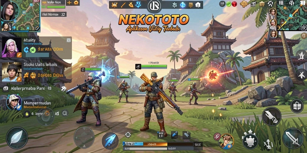 Tampilan utama NEKOTOTO dengan fitur pengingat dan jadwal.