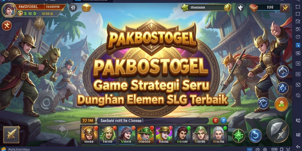 Tampilan gameplay PAKBOSTOGEL dengan strategi dan pertempuran seru.