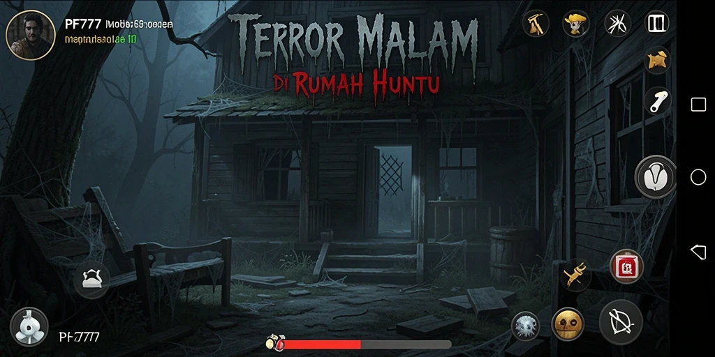Menampilkan suasana mencekam dalam gameplay PF777.