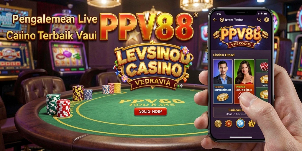 Tampilan menarik dari gameplay Live Casino di PPV88.