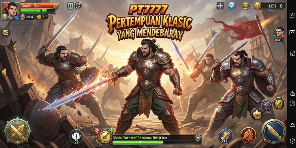 Gameplay intens di PT777 dengan pertempuran epik.