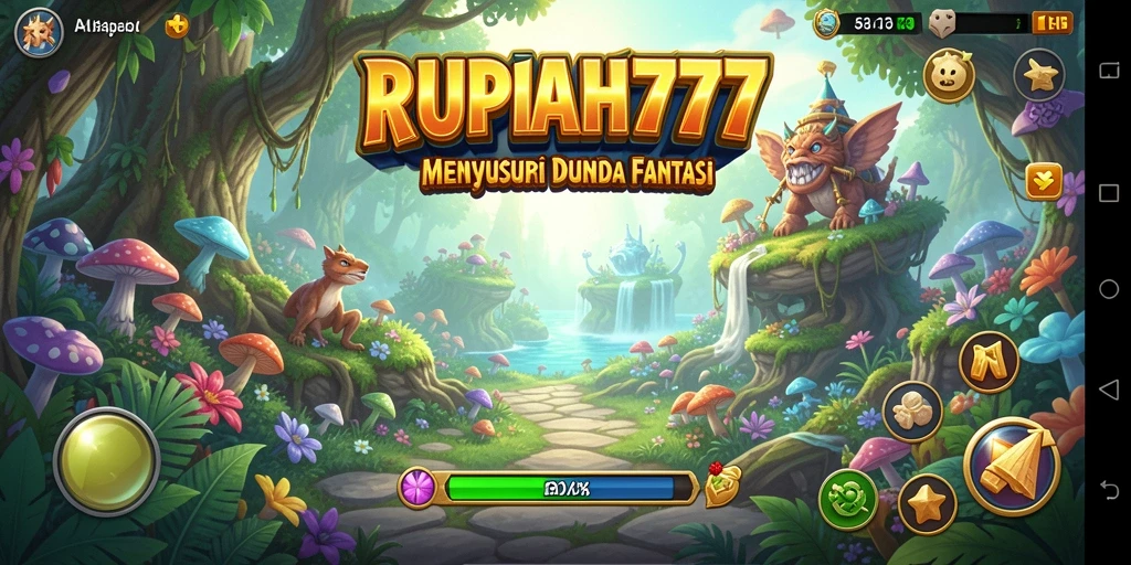 Screenshot gameplay RUPIAH777 menampilkan petualangan seru di dunia fantasi.