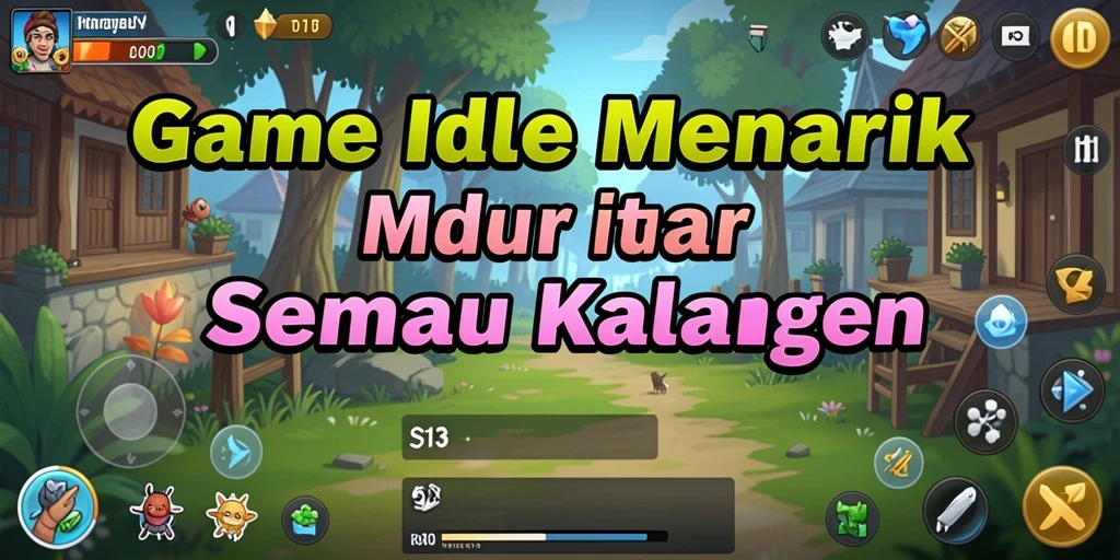 Tampilan gameplay Idle yang menarik dan interaktif.
